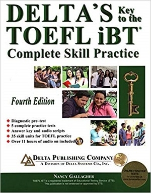 خرید کتاب دلتاز کی تو تافل آی بی تی ویرایش چهارم Deltas Key to the TOEFL iBT 4th+CD