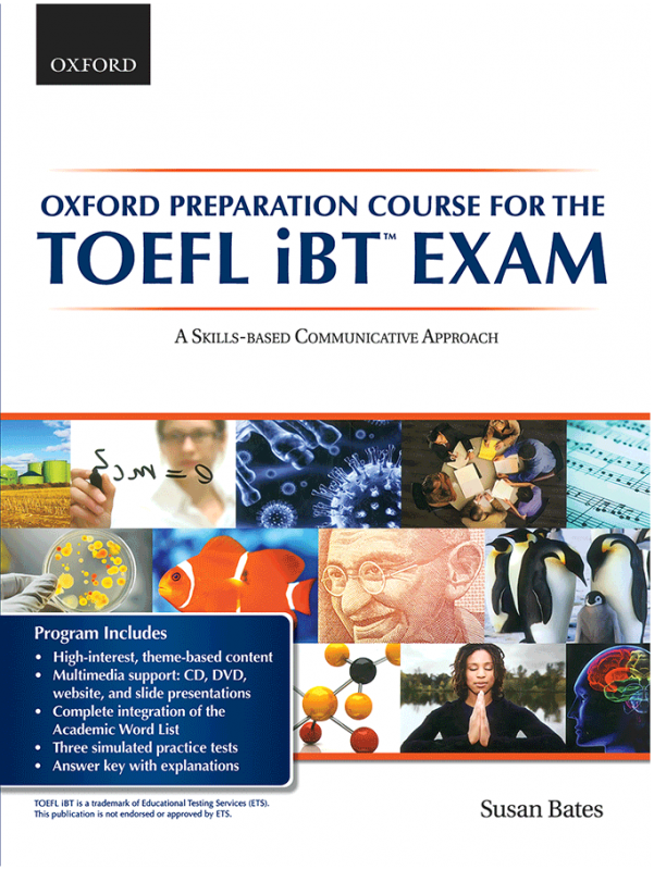 خرید کتاب آکسفورد پریپریشن کورس فور تافل آی بی تی اگزم Oxford Preparation Course for the TOEFL iBT Exam