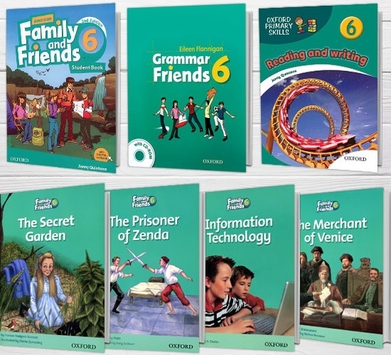 خرید پکیج (رحلی) دوره کامل امریکن فمیلی اند فرندز شش American Family and Friends 6 2nd edition