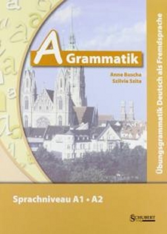 کتاب گرامر آلمانی بی گرمتیک A-Grammatik: Übungsgrammatik Deutsch als Fremdsprache, Sprachniveau A1/A2 سیاه و سفید