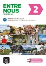 کتاب فرانسه آدخ نو Entre nous 2 A2 - Livre de l'élève + Cahier d'activités + CD audio