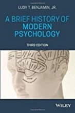 کتاب ای بریف هیستوری آف مدرن سایکولوژی A Brief History of Modern Psychology, 3e Edition2018