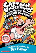 کتاب کاپیتان آندرپنتس Captain Underpants and the Perilous Plot of Professor Poopypants Captain Underpants 4