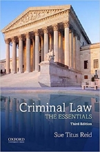 کتاب کریمینال لو ویرایش سوم Criminal Law: The Essentials, 3rd Edition
