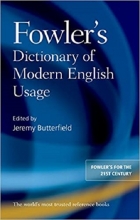 کتاب فولرز دیکشنری آف مودرن اینگلیش یوزیج ویرایش چهارم Fowler's Dictionary of Modern English Usage, 4th Edition