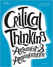 کتاب کریتیکال تیکینگ آرجومنت اند آرجومنتیشن Critical Thinking : Argument and Argumentation