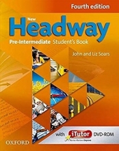 کتاب آموزشی نیو هدوی New Headway 4th Pre Intermediate