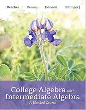 کتاب کولج آلجبرا ویت اینترمدیت آلجبرا College Algebra with Intermediate Algebra: A Blended Course