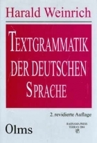کتاب Harald Weinrich Textgrammatik Der Deutschen Sprache