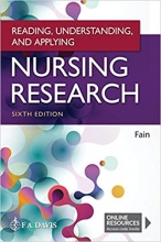 کتاب ریدینگ آندرستندینگ اند اپلایینگ نرسینگ ریسرچ ویرایش ششم Reading, Understanding, and Applying Nursing Research, 6th Editio