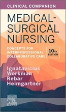 کتاب کلینیکال کامپنیشن فور مدیکال سورجیکال نرسینگ ویرایش دهم Clinical Companion for Medical-Surgical Nursing - E-Book: Concepts