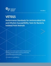 کتاب پرفورمنس استندز فور آنتی میکروبال دیسک دیسک اند دیلوشن CLSI VET01S : Performance Standards for Antimicrobial Disk and Dilut