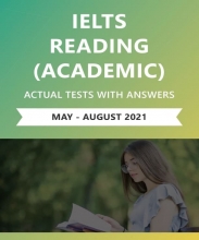 کتاب آیلتس ریدینگ آکادمیک (IELTS Reading Academic Training actual test ( May_ August 2021