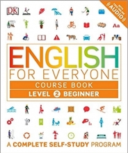 کتاب انگلیش فور اوری وان لول تو بیگنر English for Everyone: Level 2 Beginner Course Book: A Complete Self Study Program سیاه و س