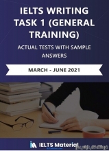 کتاب آیلتس اکچوال رایتینگ IELTS Actual Writing Task 1General March June 2021