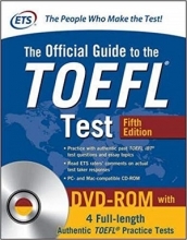 کتاب افیشیال گاید تو تافل برای آزمون تافل ویرایش پنجم The Official Guide to the TOEFL Test 5th سیاه و سفید