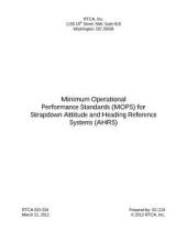 کتاب آر تی سی ای  RTCA DO-334 : Minimum Operational Performance Standards (MOPS) for Strapdown Attitude and Heading Reference Sy