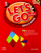 کتاب لتس گو 1 اسکیلز بوک ویرایش چهارم Lets Go 1 Skills Book 4th Edition رحلی