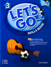 کتاب لتس گو 3 اسکیلز بوک ویرایش چهارم Lets Go 3 Skills Book 4th Edition رحلی