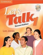 کتاب زبان لتس تاک ویرایش دوم Lets Talk 1 With Second Edition