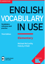 کتاب اینگلیش وکبیولری این یوز المنتاری ویرایش سوم English Vocabulary in Use Elementary 3rd+CD رحلی