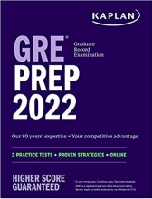 کتاب جی آر ای پرپ GRE Prep 2022: 2 Practice Tests + Proven Strategies + Online