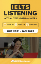 کتاب آیلتس لیسنینگ اکچوال (IELTS Listening Actual Tests and Answers (Oct 2021 – Jan 2022