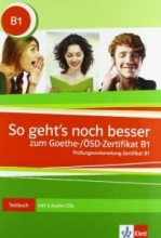 کتاب آزمون گوته آلمانی So gehts noch besser zum Goethe-/ÖSD-Zertifikat B1+ CDs سبز رنگی