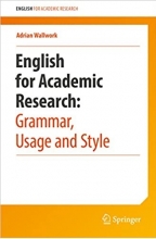 کتاب انگلیش فور آکادمیک ریسرچ English for Academic Research: Grammar Usage and Style