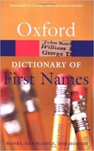کتاب ای دیکشنری آف فرست نیمز A Dictionary of First Names