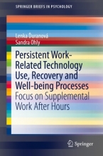 کتاب پرسیستنت ورک ریلیتد تکنولوژی یوز Persistent Work-related Technology Use, Recovery and Well-being Processes : Focus on Suppl