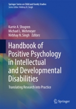 کتاب هندبوک آف پوزیتیو سایکولوژی این اینتلکچوال Handbook of Positive Psychology in Intellectual and Developmental Disabilities :
