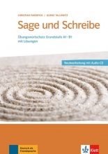 کتاب Sage und schreibe. Übungswortschatz Grundstufe Deutsch A1-B1 + CD