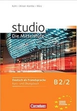 کتاب زبان آلمانی اشتودیو Studio d Die Mittelstufe B2.2 Kurs und Ubungsbuch