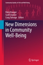 کتاب نیو دومنیشنز این کامیونیتی ول بینگ New Dimensions in Community Well-Being