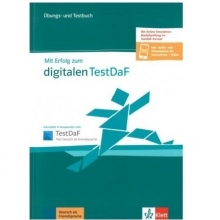 کتاب آلمانی Mit Erfolg zum digitalen TestDaF سیاه و سفید