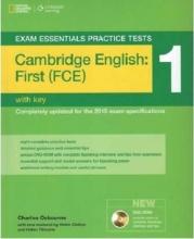 کتاب اگزم اسنشیالز پرکتیس تس تفرست اف سی ای Exam Essentials Practice Tests First (FCE) 1+DVD