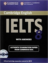 کتاب آیلتس کمبیریج IELTS Cambridge 8+CD دو رنگ