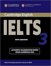 کتاب آیلتس کمبیریج IELTS Cambridge 3+CD دو رنگ