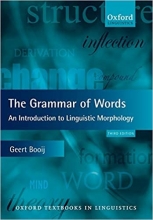 کتاب گرامر آف وردز ویرایش سوم The Grammar Of Words An Introduction To Linguistic