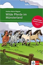 کتاب داستان کوتاه آلمانی Wilde Pferde im Munsterland A2