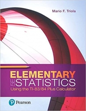 کتاب المنتاری استتیکتیز یوزینگ Elementary Statistics Using the TI-83/84 Plus Calculator, 5th Edition