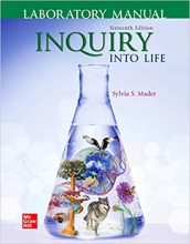 کتاب لب منوال فور لنکوایری اینتو لایف Lab Manual for Inquiry into Life, 16th Edition