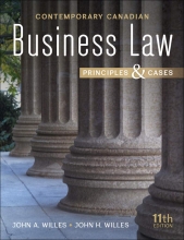 کتاب کانتمپوراری کانادین بیزنس لو Contemporary Canadian Business Law, 11th Edition