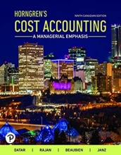 کتاب هانگرنس کاست اکانتینگ Horngren's Cost Accounting, Ninth Canadian Edition (9th Edition)