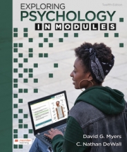 کتاب اکسپلورینگ سایکولوژی این مدلز Exploring Psychology in Modules, 12th Edition
