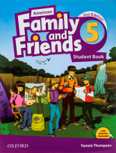 کتاب امریکن فمیلی اند فرندز ویرایش دوم American Family and Friends 2nd 5 سایز بزرگ رحلی