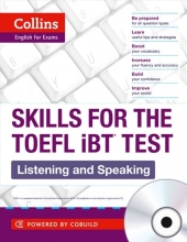 کتاب کالینز اسکیلز فور د تافل لسینینگ اند اسپیکینگ Collins Skills for The TOEFL iBT Test: Listening and Speaking+CD