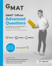 کتاب جی مت آفیشیال ادونسد کوئزشنز GMAT Official Advanced Questions, 1st Edition