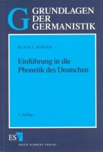 کتاب آلمانی Grundlagen der Germanistik Einführung in die Phonetik des Deutschen